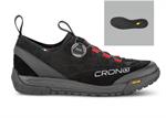 SCARPA MTB FLAT MOD.CD1 NERA SUOLA VIBRAM CHIUSURA BOA