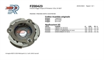 FRIZIONE PIAGGIO MOT.125 IE E3 LIBERTY/VESPA r.o.1a002527