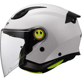 CASCO LS2 OF622 MOD.FUNNY KID BIANCO ECE22.06