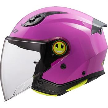 CASCO LS2 OF622 MOD.FUNNY KID PINK ECE22.06