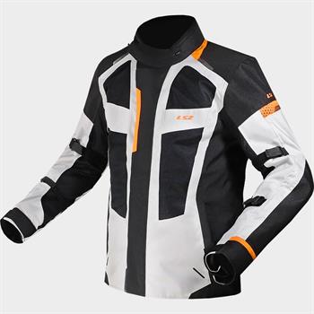 GIACCA LS2 MOD.SCOUT NERA/GRIGIA/ARANCIO OMOL.CE LEVEL 1
