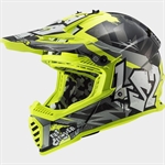 CASCO LS2 MX437 MOD.FAST 2 MINI CHUSHER BLACK YELLOW