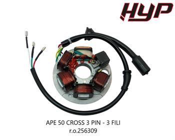 STATORE APE 50 CROSS 3PIN-3FILI r.o.256309-497650