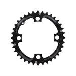 CORONA MTB 36D BCD104 NERA 2x11V ACCIAIO 4 FORI