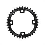 CORONA MTB 36D BCD104 NERA 2x11V ACCIAIO 4 FORI