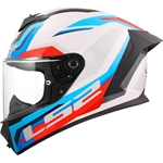 CASCO LS2 FF820 MOD.RAPID 3 HYPER WHITE/BLU/RED ECE22.06