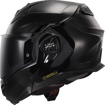 CASCO LS2 FF901 MOD.ADVANT X SOLID NERO LUCIDO ECE22.06 PJ