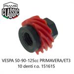PIGNONCINO RINVIO C/KM VESPA 50-PRIMAVERA-PK 50 10denti