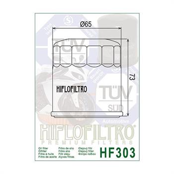 FILTRO OLIO HIFLO HF303 HONDA-KAWASAKI-YAMAHA
