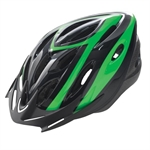 CASCO ADULTO OUT-MOULD TAGLIA M (54-58) NERO/VERDE