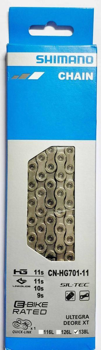 CATENA SHIMANO 11V 138L ULTEGRA DEORE XT CN-HG701 E-BIKE