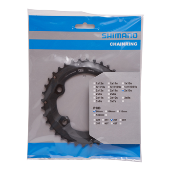 CORONA SHIMANO DEORE 36D PER FC-MT500-MT6000 96mm NERA