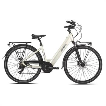 CICLO E-BIKE 28 DONNA ONROAD 7V ALLOY SABBIA