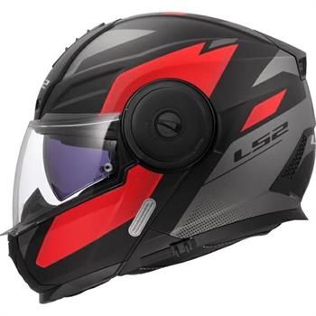 CASCO LS2 FF902 MOD.SCOPE2 MODULARE DURIA BALCK-RED ECE22.06