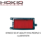 FILTRO ARIA KYMCO AGILITY 50 4T R16-PEOPLE S 50 r.o.00101074