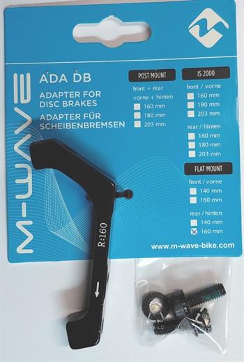 ADATTATORE PINZA FRENO POSTERIORE FLAT MOUNT 160MM