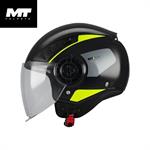 CASCO MT MOD.AERIS BLACK-YELLOW ECE 22.06