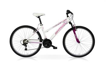 CICLO 26 MTB DONNA AZUMA 18V V-BRAKE BIANCO