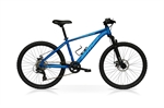 CICLO MTB 24 OKAAM DISK 8V MONOCORONA AZZURRO BLU