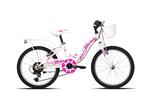 CICLO 20 BIMBA FLORA FLOWER 6V TY21 BIANCO