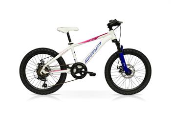 CICLO 20 BIMBO OKAAM DISK 6V BIANCO FUXIA