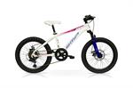 CICLO 20 BIMBO OKAAM DISK 6V BIANCO FUXIA