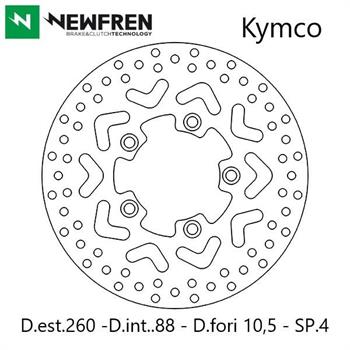 DISCO FRENO ANT/POST. KYMCO AGILITY R16-PEOPLE S250 00145010