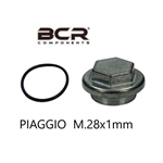 TAPPO SCARICO OLIO MOTORE PIAGGIO M.28X1