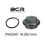 TAPPO SCARICO OLIO MOTORE PIAGGIO M.28X1