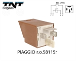 RELE AVV.TO PIAGGIO 58115r 4 pin