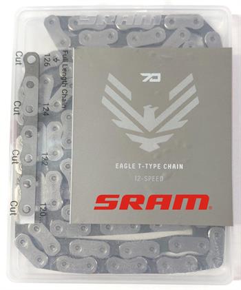 CATENA SRAM MTB 12V EAGLE 70 T-TYPE FLATTOP 126 MAGLIE