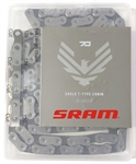CATENA SRAM MTB 12V EAGLE 70 T-TYPE FLATTOP 126 MAGLIE