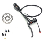 FRENO IDRAULICO SX + DISCO 160mm per EBIKE CON SENSORE FRENO