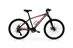 CICLO MTB 24 OKAAM DISK 8V MONOCORONA TITANIO ARANCIO
