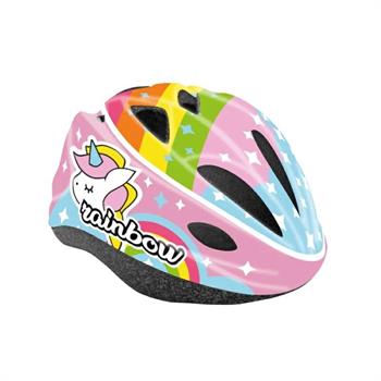 CASCO CICLO JUNIOR RAINBOW ROSA TG. 52-56cm 12 FORI