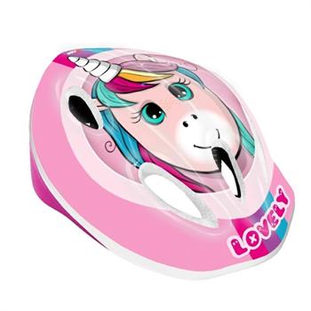 CASCO CICLO BIMBA UNICORN ROSA TG. S (48-52cm) 5 FORI