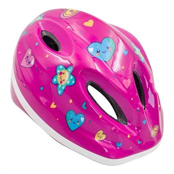 CASCO CICLO BIMBA BLOSSY FUXIA TG. S (48-52cm) 5 FORI