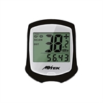 CICLOCOMPUTER MVTEK 9 FUNZIONI CON FILO NERO/BIANCO