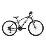 CICLO 24 MTB FIRE GTI 2.0 18V ACCIAIO V.BRAKE GRIGIO