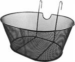 CESTINO ANTERIORE OVALE ACCIAIO 30x18x39cm CON GANCI
