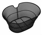 CESTINO ANTERIORE OVALE ACCIAIO 30x18x39cm SENZA GANCI