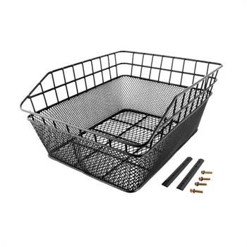 CESTINO POSTERIORE RETTANGOLARE ACCIAIO 39x31x17cm KIT FISS.