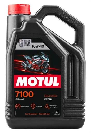 OLIO MOTUL 7100 10W40 4T 4LT 100% SINT.