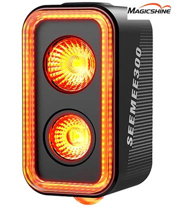 FANALE POSTERIORE LED ROSSO SEEMEE 300 LUMENS RICARICA USB