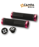 MANOPOLE DH ASSAULT NERE ANELLI IN ALLUMINIO ROSSI 115gr