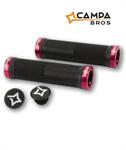 MANOPOLE DH ASSAULT NERE ANELLI IN ALLUMINIO ROSSI 115gr