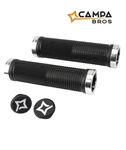 MANOPOLE DH ASSAULT NERE ANELLI IN ALLUMINIO SILVER 115gr