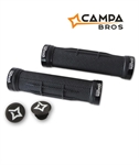 MANOPOLE DH KOMBAT NERE ANELLI IN ALLUMINIO NERI 110gr