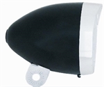 FANALE ANTERIORE PARABOLA 70MM  5 LED BIANCHI  BATTERIE INCL