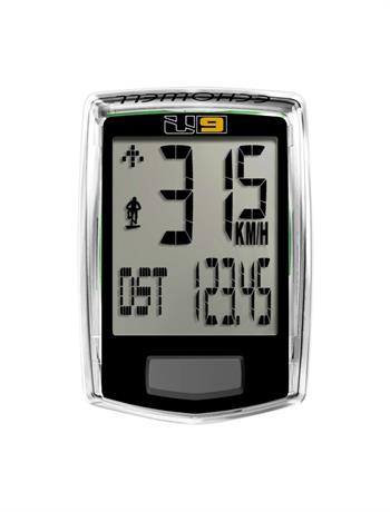 CICLOCOMPUTER ECHOWEL 9F CON FILO NERO